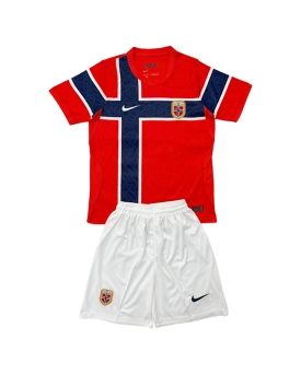 Billige Fotballdrakt Norge Replika Hjemmedraktsett Barn VM 2026 Kortermet (med bukser)